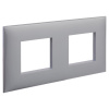 Рамка "Avanti", "Закаленная сталь", 2 поста (4 мод.) DKC