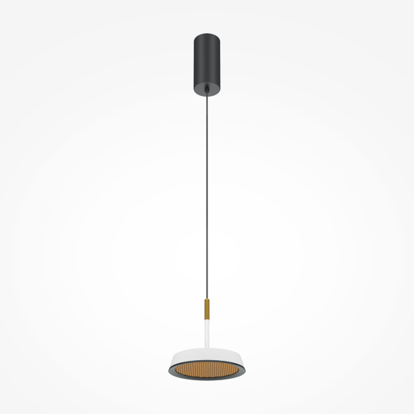 Подвесной светильник LED 12Вт Белый и Золото IP20 El MOD041PL-L15WG3K Maytoni