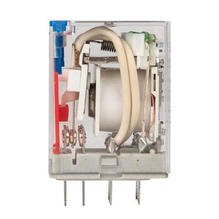 Реле промежуточное с кнопкой и мех, Индикацией RPAt 22/3 10A 24В DC AVERES EKF