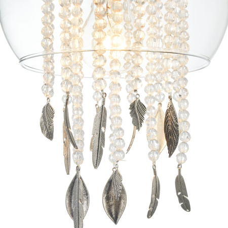 Подвесной светильник 1*E27 60Вт Никель IP20 Equorin MOD197-PL-01-CH Maytoni