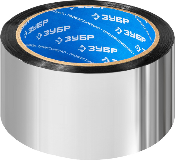 Лента клеящая металлизированная, 12260-50-50, 48мм х 50м ЗУБР