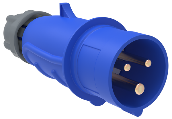 Вилка переносная ССИ-023 32А-6ч/200-250В 2P+PE IP44 MAGNUM IEK