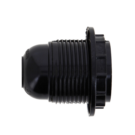 Патрон карболитовый с кольцом Е27 черн, без наклейки PROxima EKF