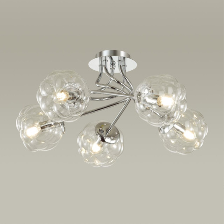 Люстра потолочная E14 5*40W 220V BREANA хром LUMION