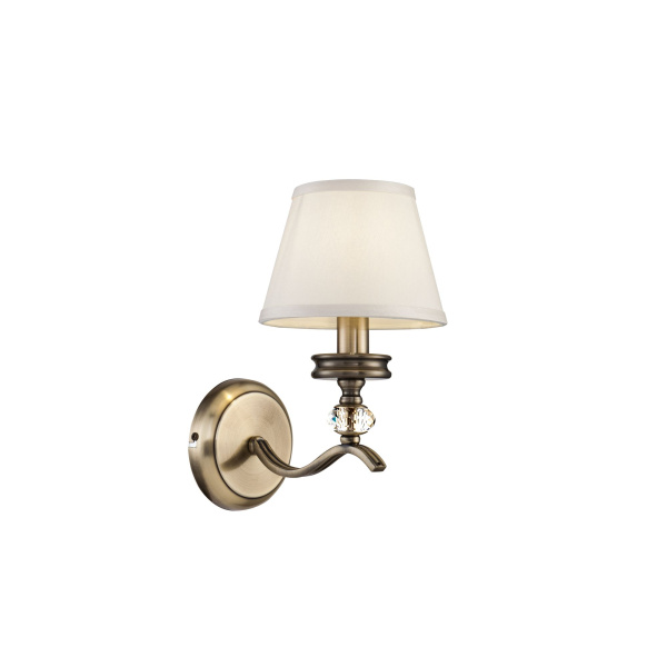 Настенный светильник (бра) 1*E14 40Вт Бронза Антик IP20 Alessandra FR2016WL-01BZ Freya