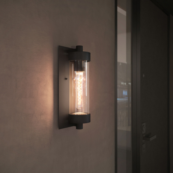 Светильник садово-парковый 1*E27 черный IP43 Pipe (a058261) Elektrostandard