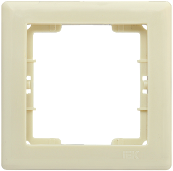 Рамка 1-местная РГ-1-БК BOLERO кремовый IEK