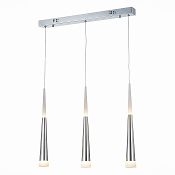 Светильник подвесной Хром/Хром, Белый LED 3*7Вт 3000К SLE200113-03 EVOLUCE