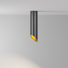 Потолочный светильник 1*GU10 12Вт Черный с Золотом IP20 Ceiling & Wall C044CL-01-25GU10-B Technical Maytoni