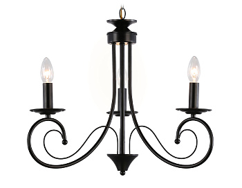 Светильник подвесной TR9606/3 BK черный E14/3 max 40W D560*650 Ambrella Light