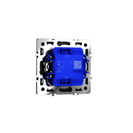 Выключатель встраиваемый Voltum S70 одноклавишный 10А, (титан)