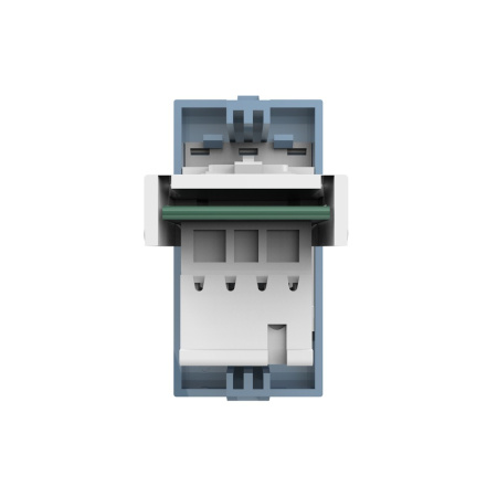 Розетка телефонная RJ-11 кат. 3, цвет синий (механизм) Livolo