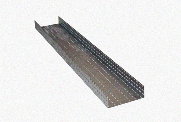 Лоток перфорированный ЛМ 250х80х2000 УТ1,5, оцинкованный лист, S1,5