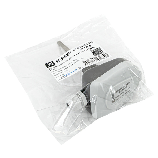 Ввинчиваемый датчик температуры 80 мм RTD20-SCR80-PT1000 EKF