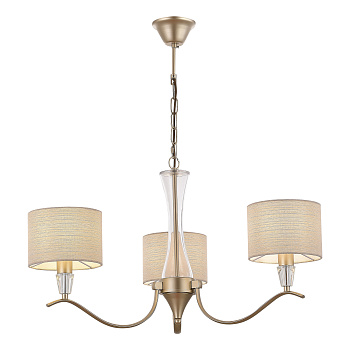 Люстра подвесная Шампань/Бежевый E14 3*40Вт SLE1126-203-03 EVOLUCE