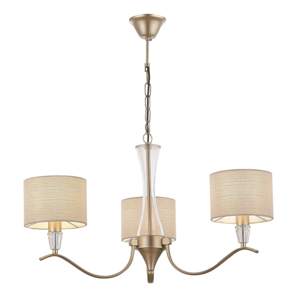 Люстра подвесная Шампань/Бежевый E14 3*40Вт SLE1126-203-03 EVOLUCE