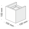 Бра 6Вт 3000K Белый IP20 Parma C155-WL-02-3W-W Technical
