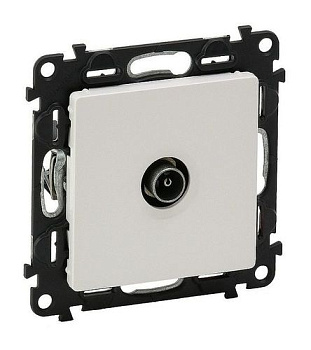 Valena LIFE Механизм розетки TV СУ с топологией "зведа" 0-2400 МГЦ белый IP20 Legrand