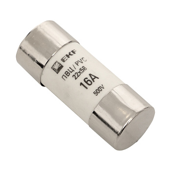 Плавкая вставка цилиндрическая ПВЦ (22х58) 16А PROxima EKF