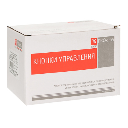 Кнопка AEA-22 желтая NO+NC Грибок PROxima EKF