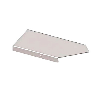 Крышка к угловому лотку КЛУ 300-135 УХЛ1 поворот на 135, оцинкованный лист S1,0