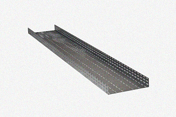Лоток глухой ЛМГ 400х65х2000 У3, окрашенный, S1,5