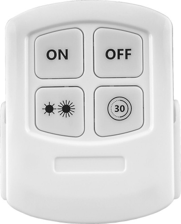 Светодиодный светильник-кнопка Feron FN1207 (3шт в блистере+пульт), 3W, белый