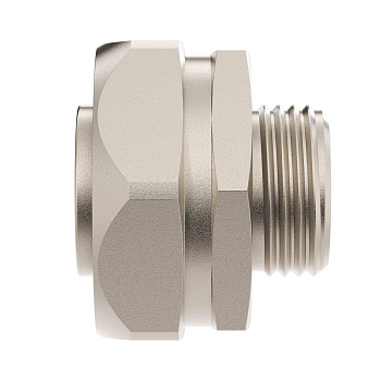 Муфта металлорукав-коробка DN 26, М25х1,5 наружная резьба DKC