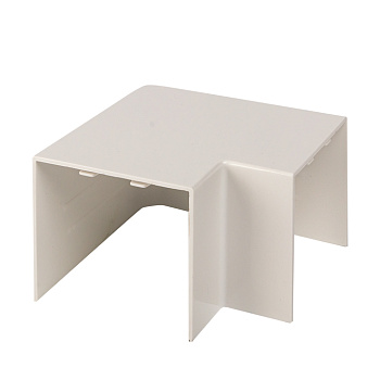 Поворот 90 гр, (60х60) (4 шт) белый EKF-Plast