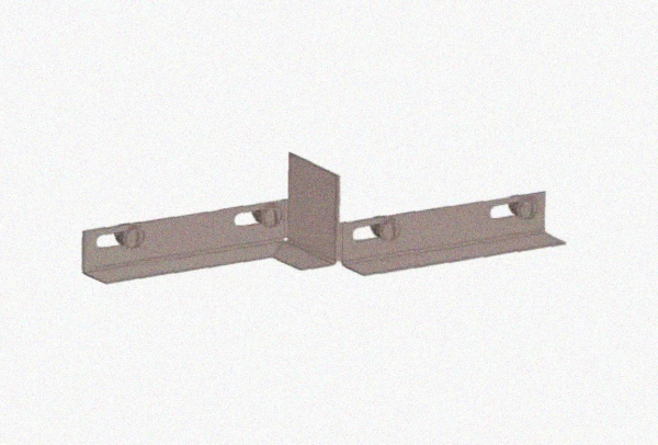 Соединитель-переходник замковый ПУгПЗ 50х100 УТ1,5 (правый), горячее цинкование, S1,0