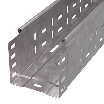 Лоток перфорированный Стандарт HDZ 100х100х3000 (1,0 мм) (6 м/уп) Промрукав