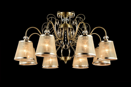 Потолочный светильник 8*E14 40Вт Бронза Антик IP20 Driana FR2405-PL-08-BZ Freya