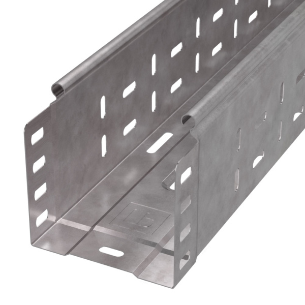 Лоток перфорированный Стандарт HDZ 100х100х3000 (1,0 мм) (6 м/уп) Промрукав