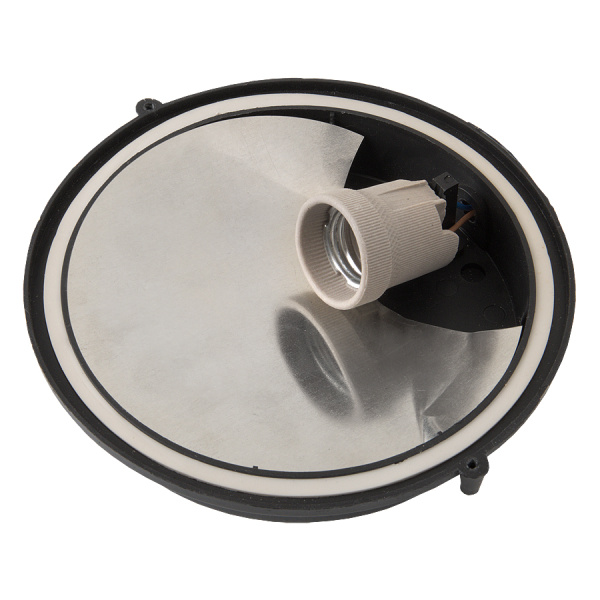 Светильник ЖКХ НПП "Рондо" 03-100-005.03, прозрачный, черный, без решетки General