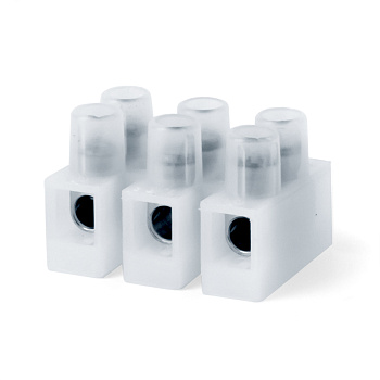 Клеммник полиамид 6.6, 3П, 110°С, 450V, 24А, 2,5мм.кв. (р) DKC