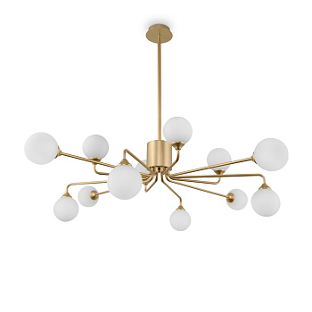 Люстра 12*G9 40Вт Матовое Золото IP20 Alexis FR5120PL-12G Freya