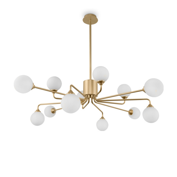 Люстра 12*G9 40Вт Матовое Золото IP20 Alexis FR5120PL-12G Freya