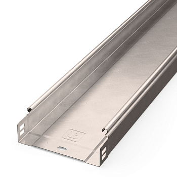 Лоток неперфорированный Стандарт INOX (AISI 409) 150х50х3000 (0,7 мм) (6 м/уп) Промрукав