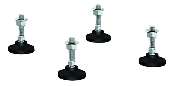 Ножки регулируемые для напольных 19" IT-корпусов ДКС серии CQE, М12 x 50мм, 4шт DKC