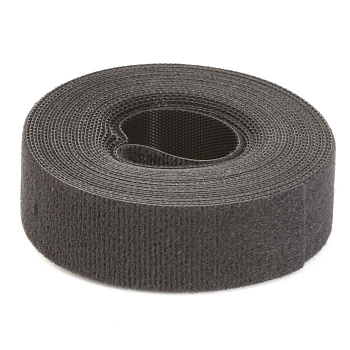 Лента-липучка в рулоне 25мм.x 5м.-ЧЕРНЫЙ DKC