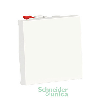 Unica NEW Механизм выключателя СУ 1-кл., 2мод 10А белый IP21 Schneider Electric