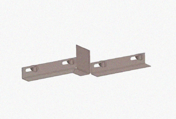 Соединитель-переходник замковый ПУгПЗ 50х65 УХЛ1, оцинкованный лист S1,0