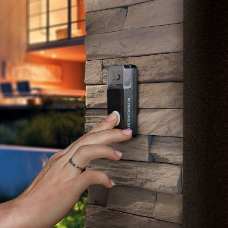 Звонок беспроводной 36M черный IP44 (a026142) Elektrostandard