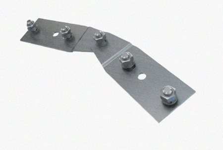 Соединитель шарнирный СШ.ЛМх150х1,5 УТ1,5, оцинкованный лист, S1,5