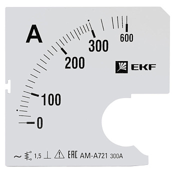 Шкала сменная для A721 300/5А-1,5 PROxima EKF