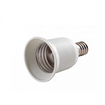 Переходник GLH-E14/E27-W белый General Переходник GLH-E14/E27-W белый General