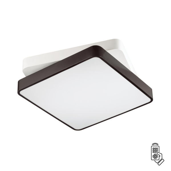 Люстра потолочная димм.с ДУ LED 72W 3000-6000К 6120Лм 220V AGATHA белый,черный C LUMION