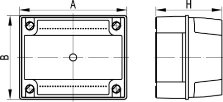 Коробка ответвит. с гладкими стенками, IP56, 380х300х180мм DKC