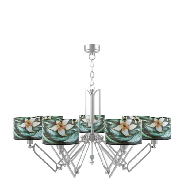 Люстра 7*E14 40Вт Никель Антик IP20 Hightech 15 M1-07-SN-LMP-Y-12 Maytoni