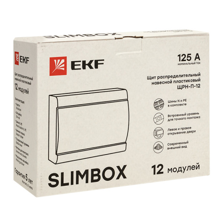 Щит распред, навесной ЩРН-П-12 "SlimBox" IP41 PROxima EKF